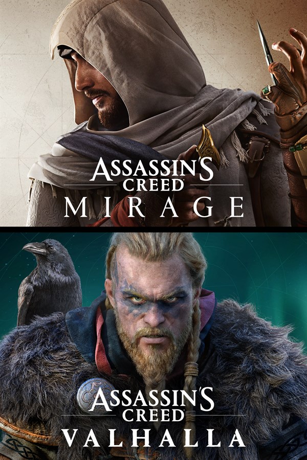 Assassin’s Creed Mirage ve Assassin's Creed Valhalla Paketi اكس بوكس حساب جديد