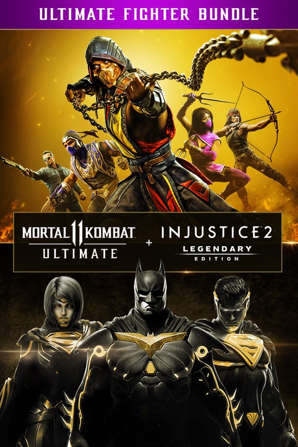 Mortal Kombat 11 Ultimate + Injustice 2 Leg. Edition Paketi اكس بوكس حساب جديد