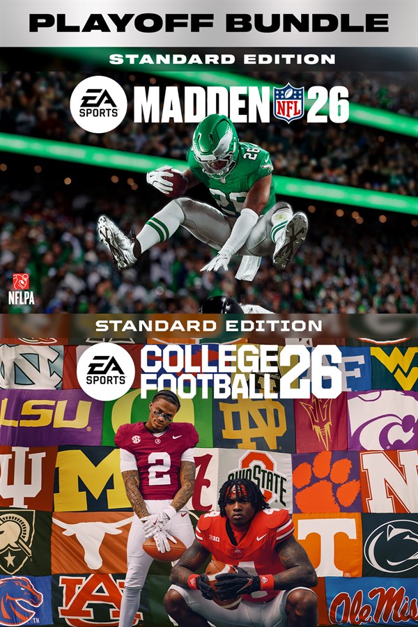 Paquete Playoff de EA SPORTS™ (Madden NFL 26 Edición Estándar y College Football 26 Edición Estándar) اكس بوكس حساب جديد