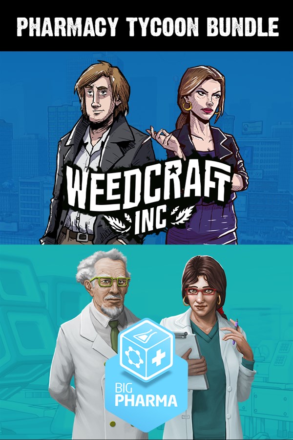Weedcraft Inc & Big Pharm Pharmacy Tycoon Bundle اكس بوكس حساب جديد