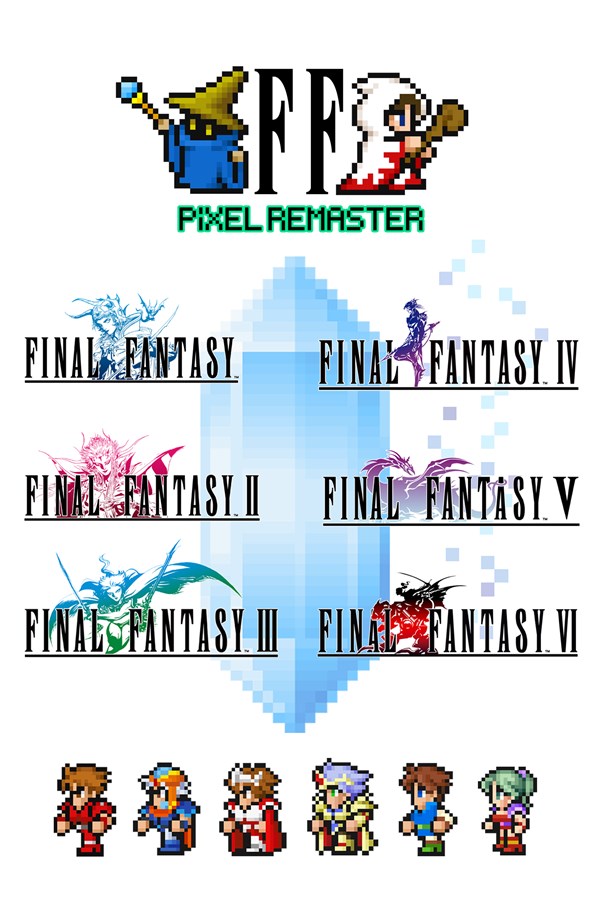 FINAL FANTASY I-VI Bundle اكس بوكس حساب جديد