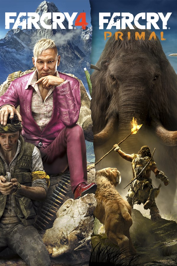 PAQUETE FAR CRY 4 + FAR CRY PRIMAL اكس بوكس حساب جديد