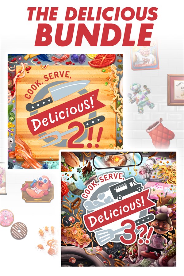 Cook, Serve, Delicious! 2/3 Bundle!! اكس بوكس حساب جديد