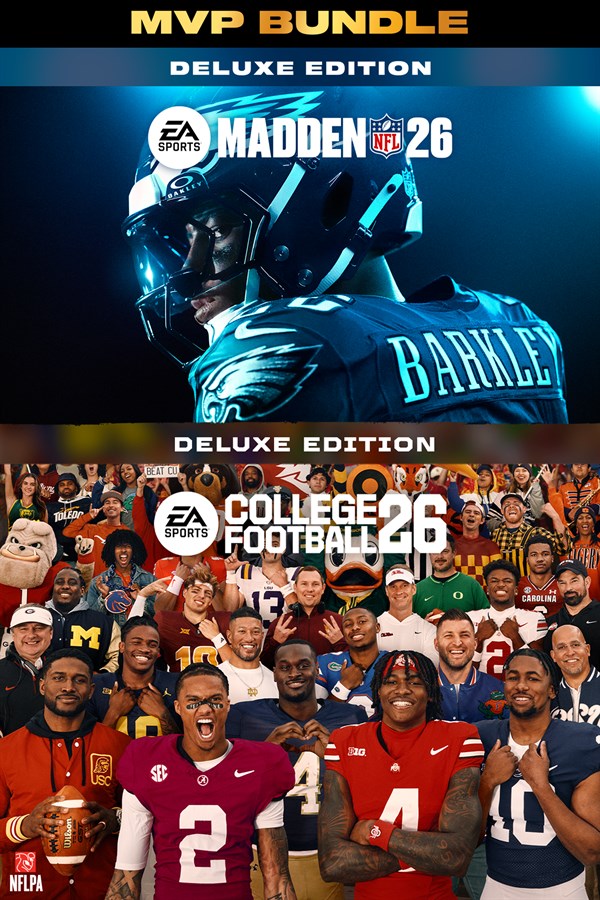 Paquete MVP de EA SPORTS™ (Madden NFL 26 Edición Deluxe y College Football 26 Edición Deluxe) اكس بوكس حساب جديد